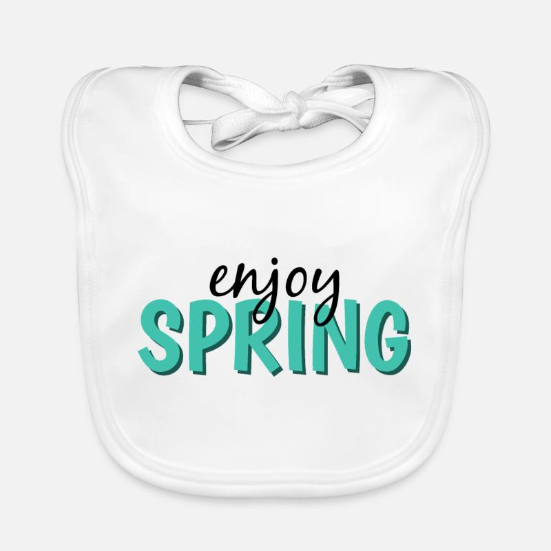 Profitez du printemps Bavoir bio Bébé