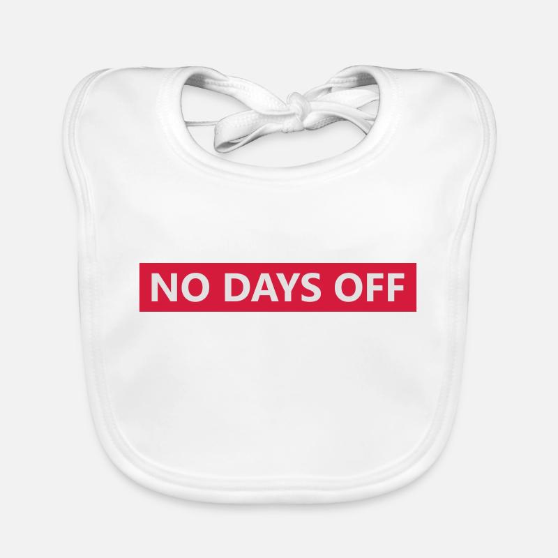 no days off Bavaglino ecologico per neonato