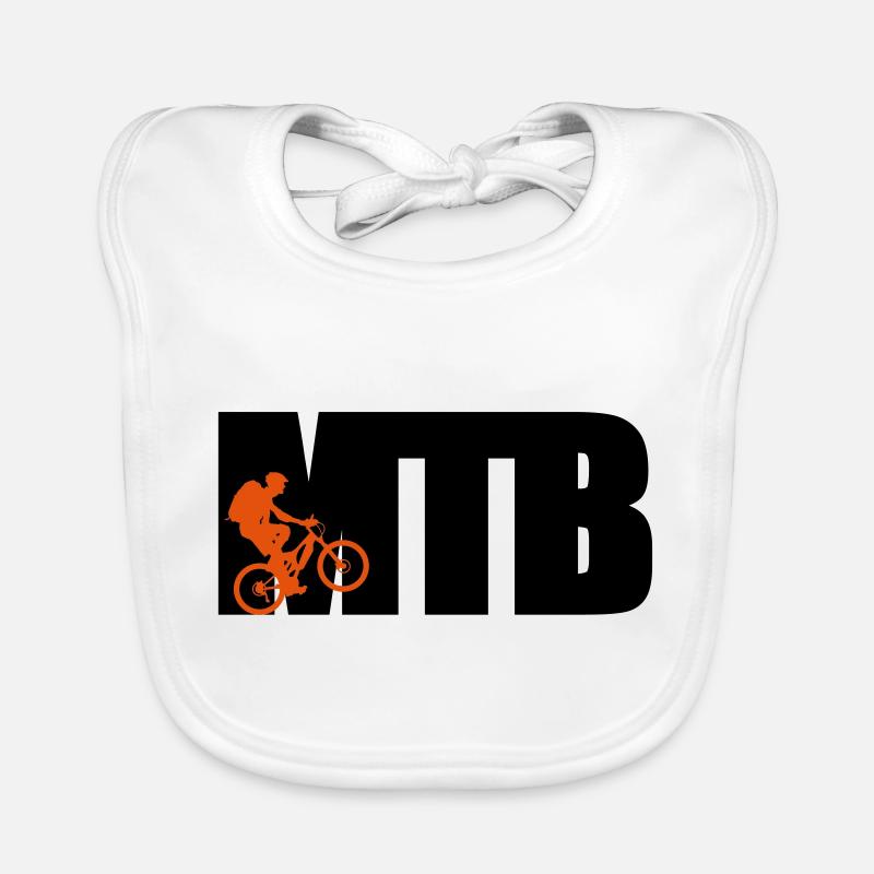 MTB - Baby Bio-Lätzchen - Weiß