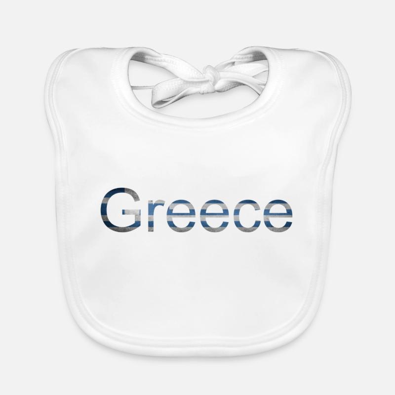Grèce Bavoir bio Bébé