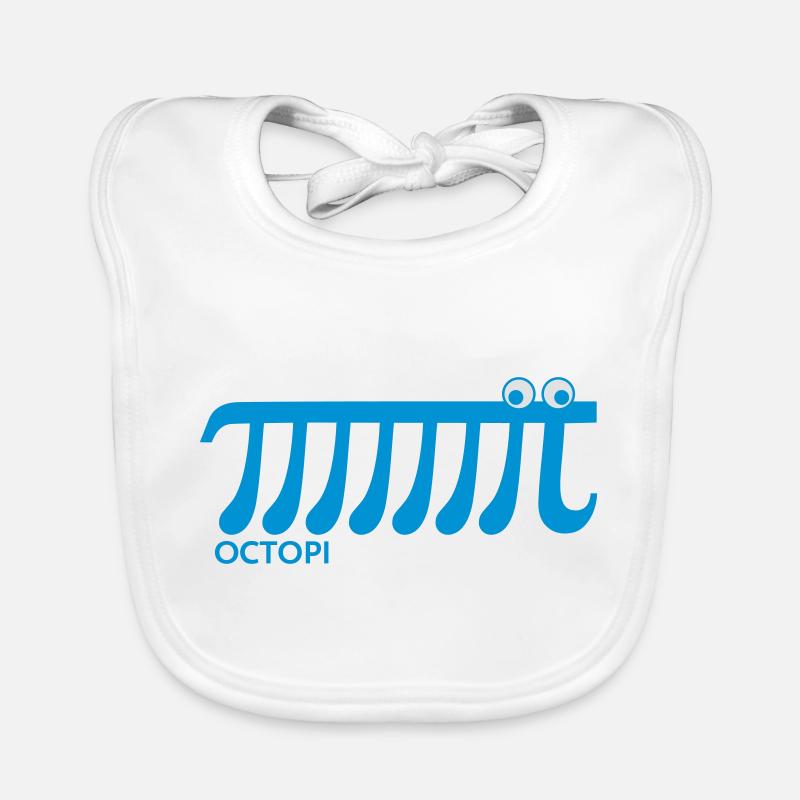 Pi Octopi Mathematik Mathe Nerd Geek lustige coole Baby Bio-Lätzchen