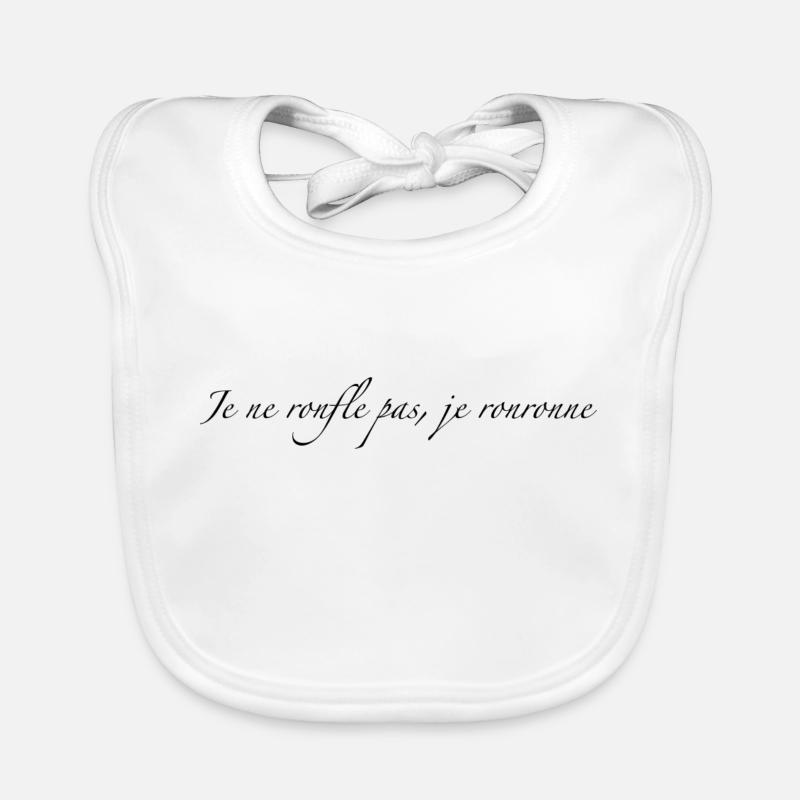 Je ne ronfle pas Bavoir bio Bébé