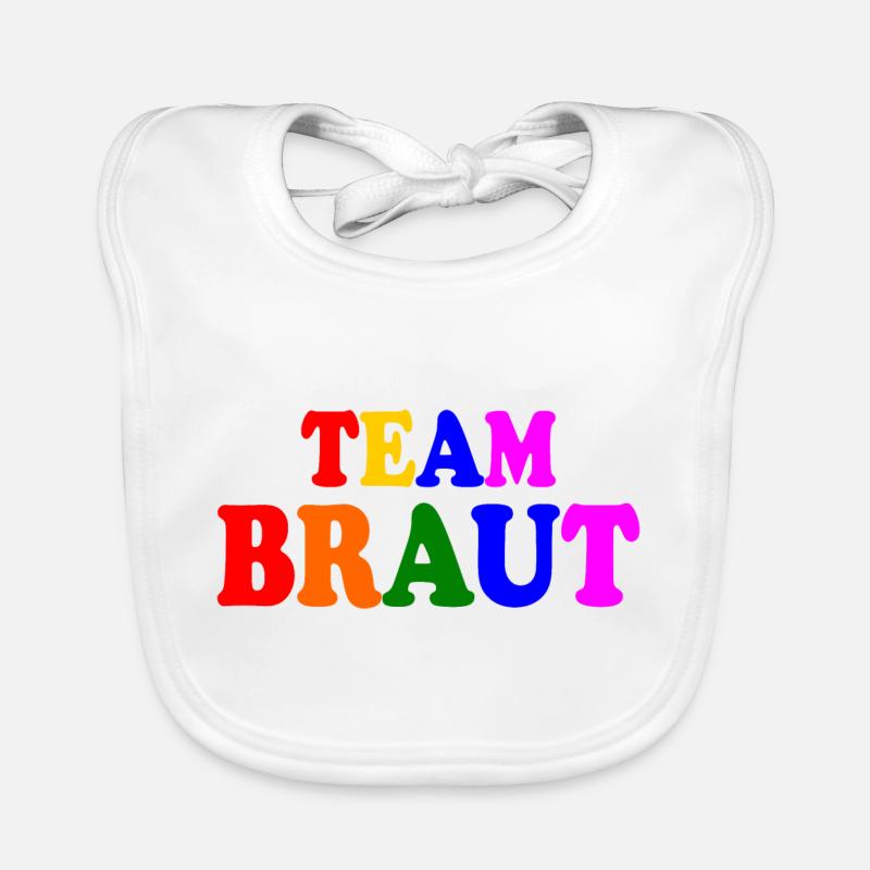 Team braut Baby Bio-Lätzchen