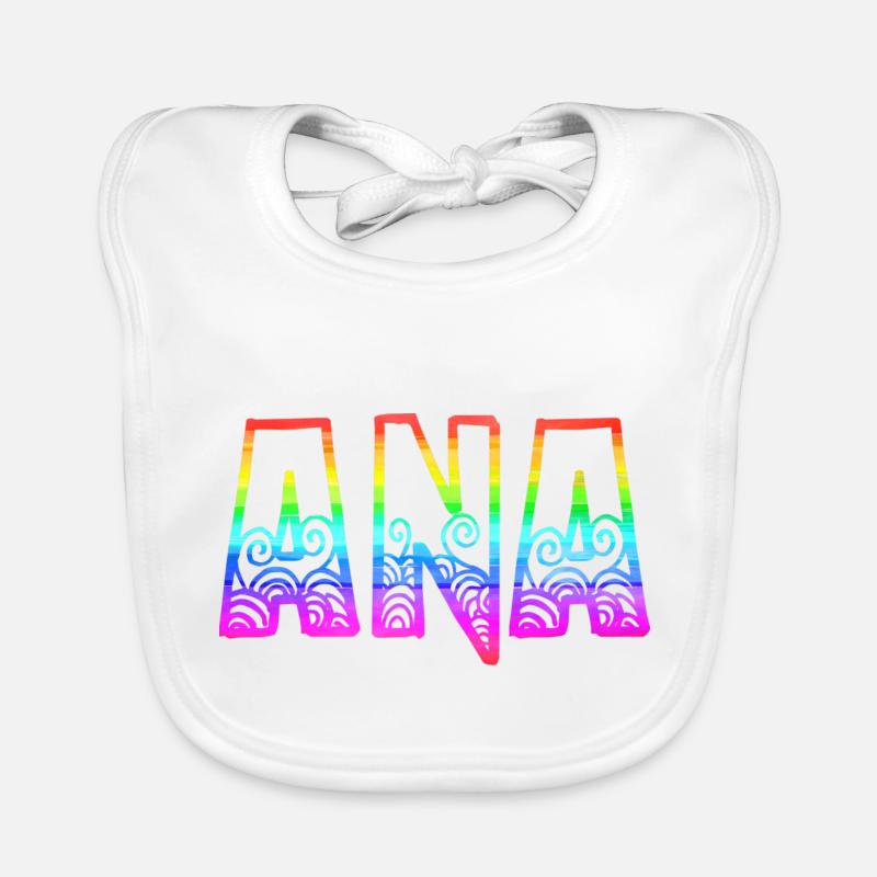 ana rs regenbogen Baby Bio-Lätzchen