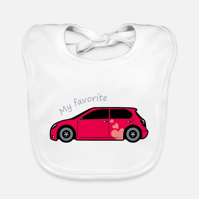 Favorite car Organic Baby Bibs