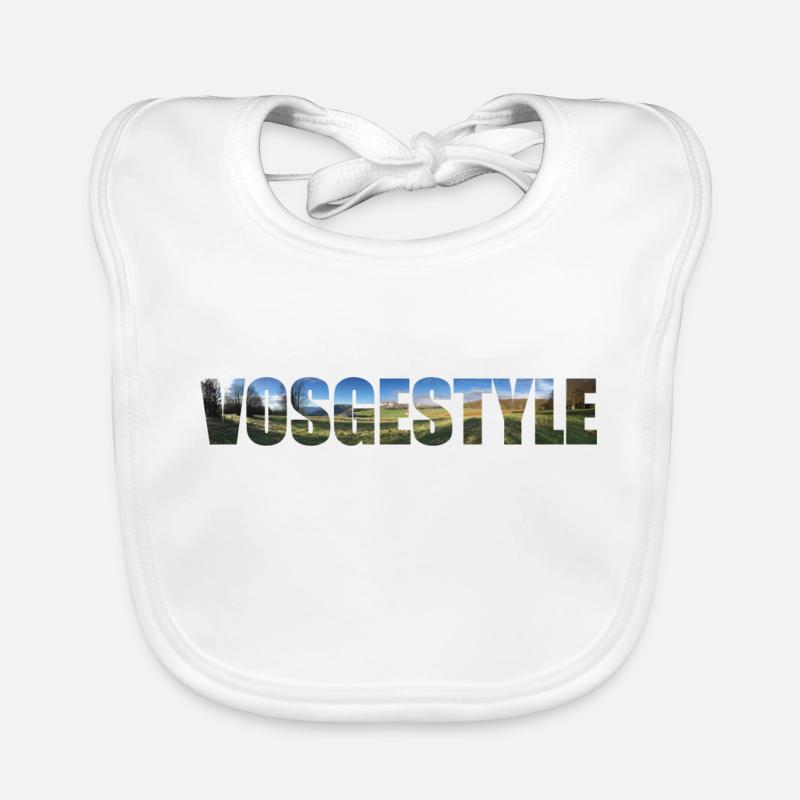 Vosgestyle landscape Bavoir bio Bébé