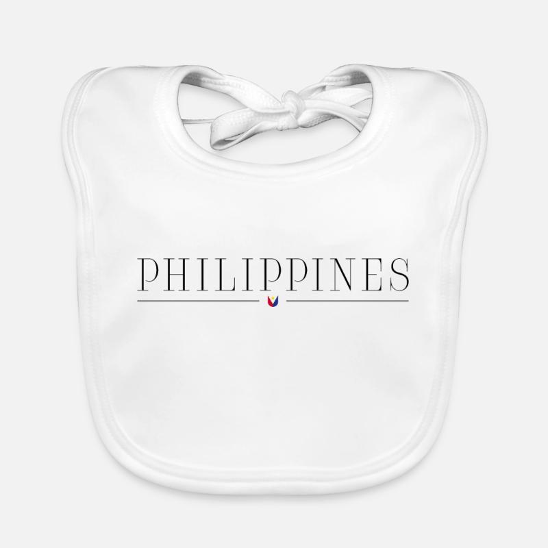 J’adore les Philippines Bavoir bio Bébé
