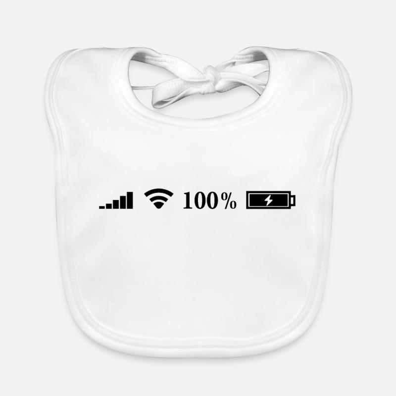 Wifi Sticker Organic Baby Bibs