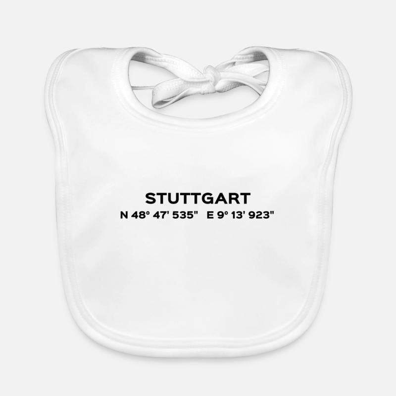 Groundhopping - Stuttgart Baby Bio-Lätzchen