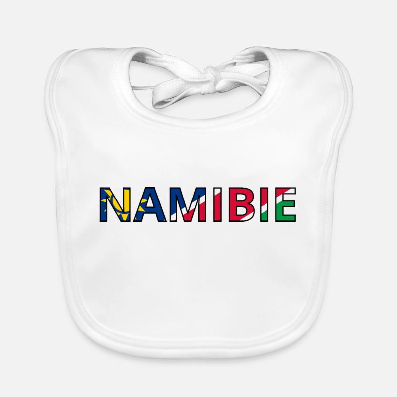 Drapeau Namibie Bavoir bio Bébé