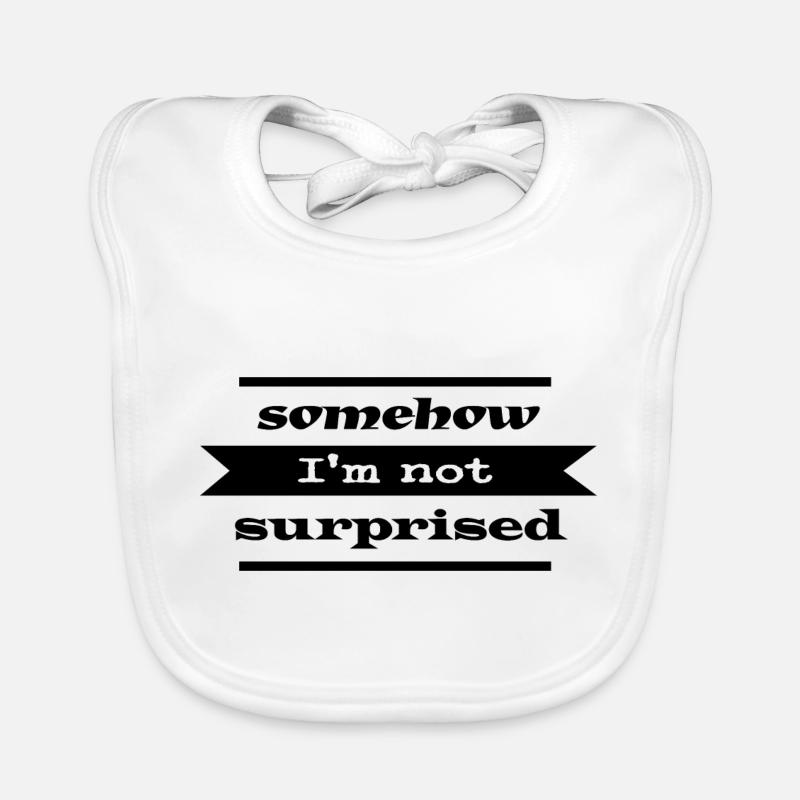 Déclaration pas surprise Bavoir bio Bébé