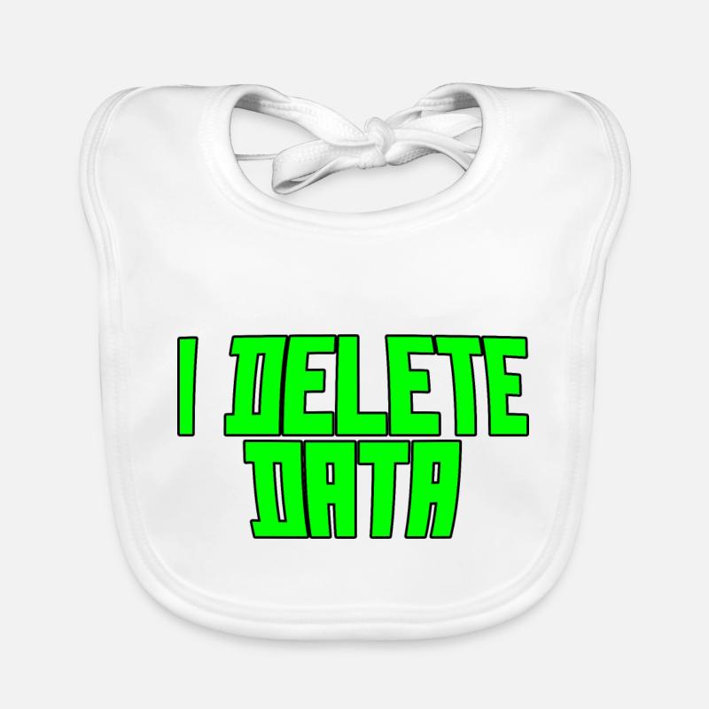 I Delete Data 3 Baby Bio-Lätzchen