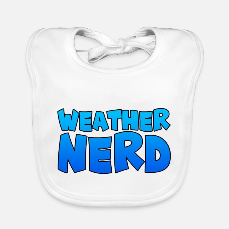 Nerd de la météo Bavoir bio Bébé
