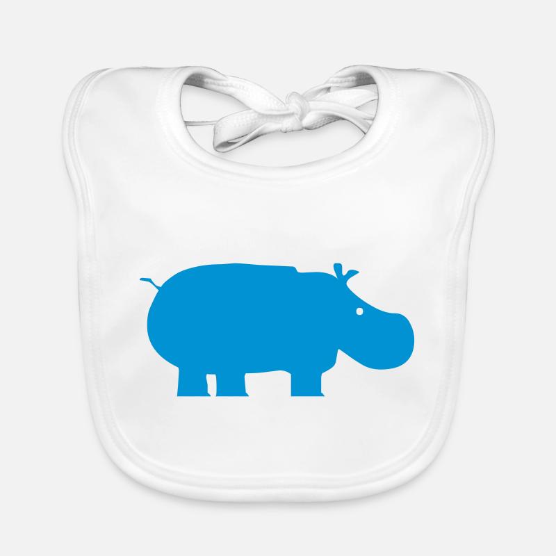 nilpferd Baby Bio-Lätzchen