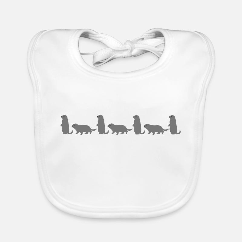 Marmot vector Organic Baby Bibs