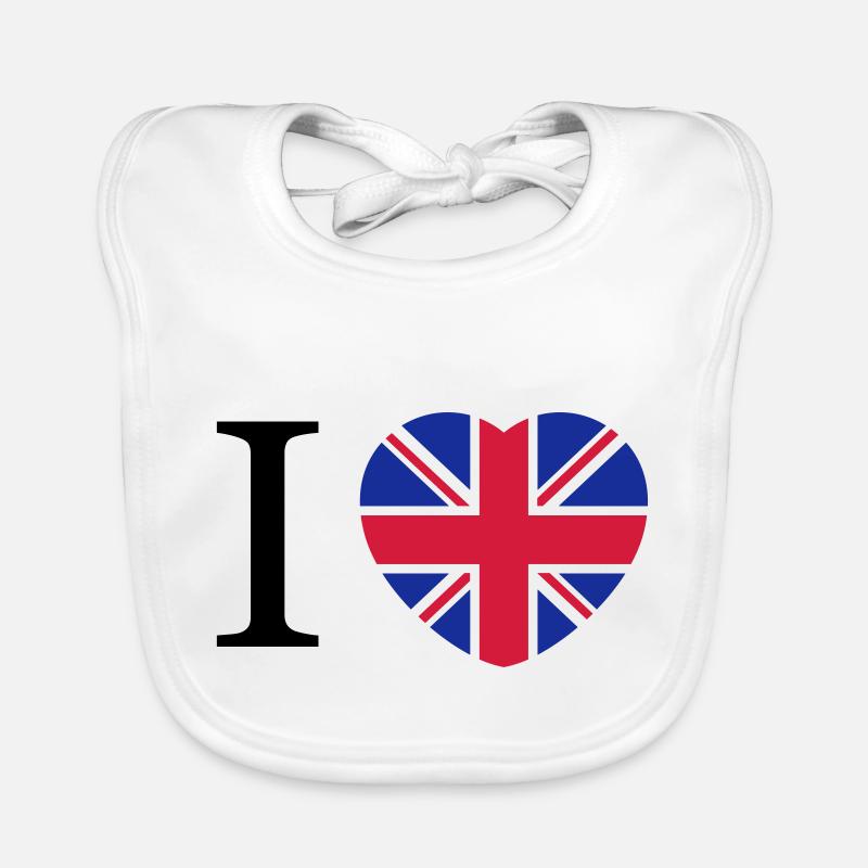 Union jack Organic Baby Bibs
