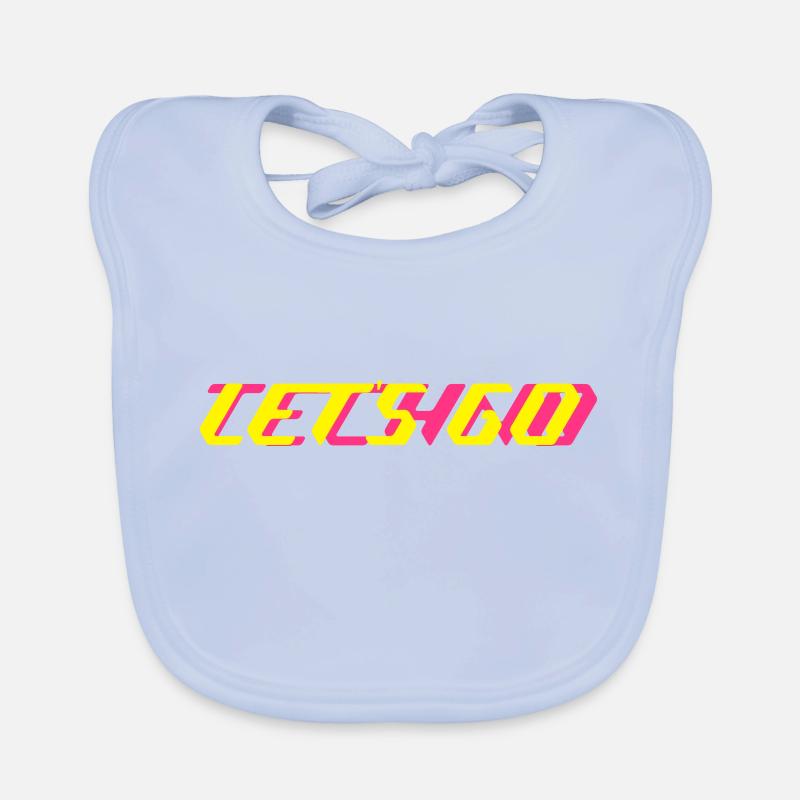 let's go techno Bavoir bio Bébé