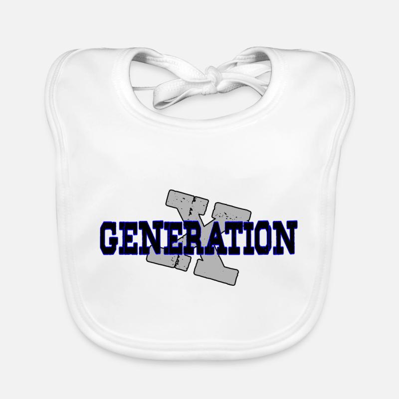 GENERATION X Geschenk Idee Baby Bio-Lätzchen