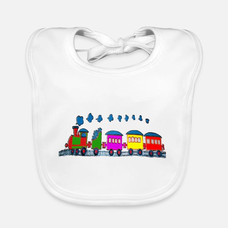 Chemin de fer, chemin de fer pour enfants Bavoir bio Bébé