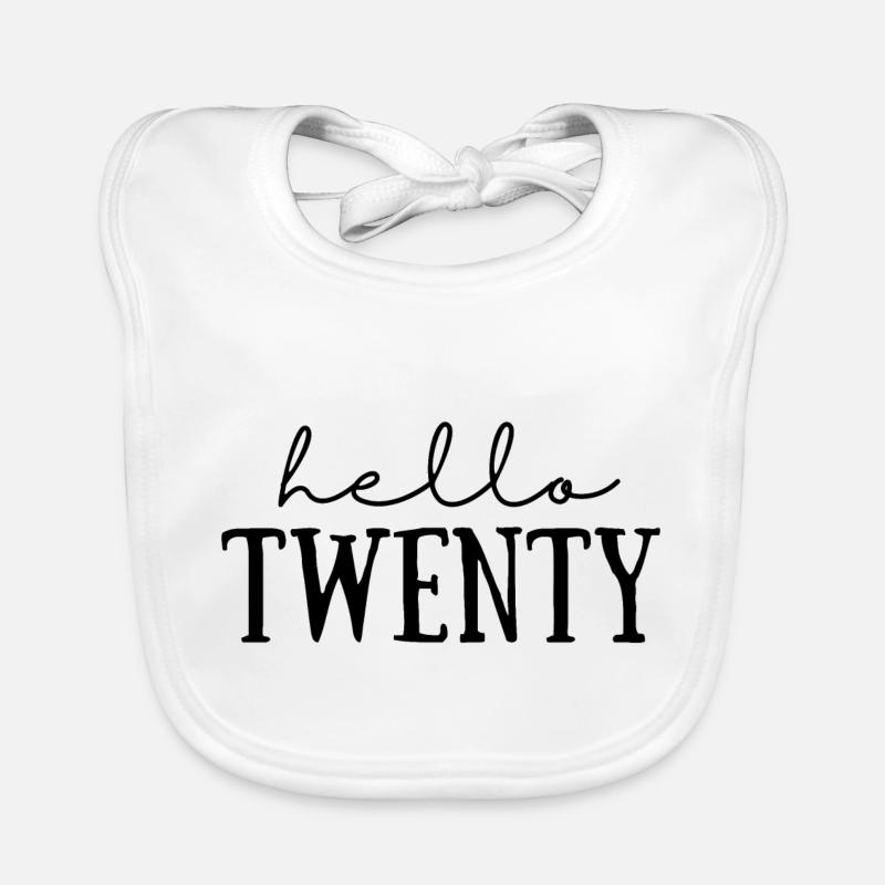 20. Geburtstag Baby Bio-Lätzchen