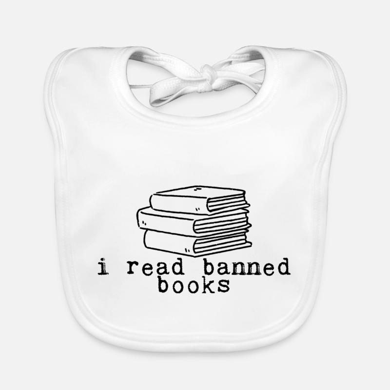J’ai lu des livres interdits 25 Bavoir bio Bébé