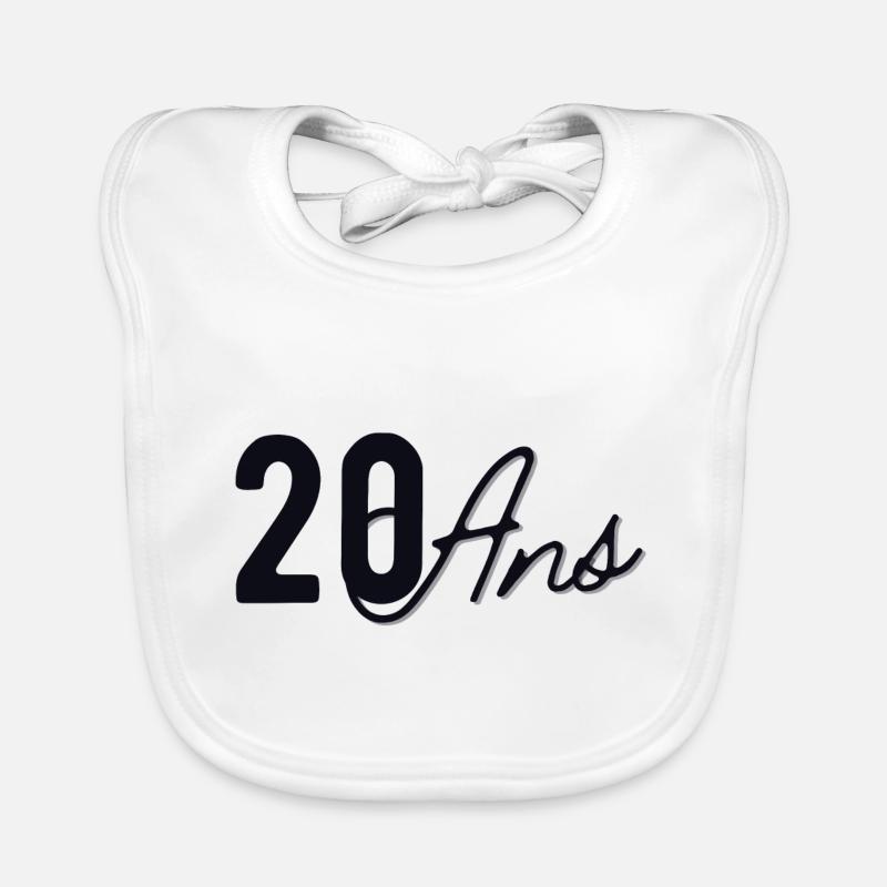 20 Ans Bavoir bio Bébé