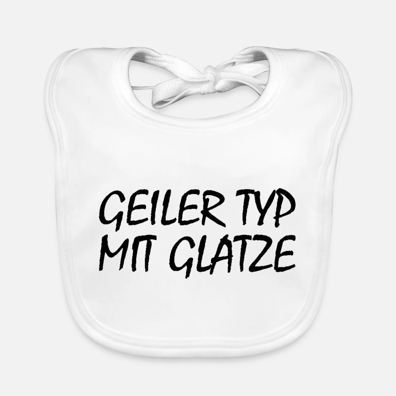 geiler typ mit glatze Baby Bio-Lätzchen
