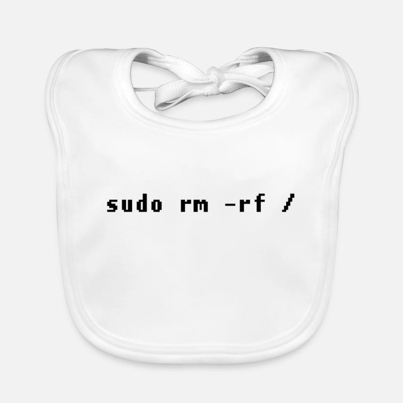 Funny Linux Admin Design Organic Baby Bibs