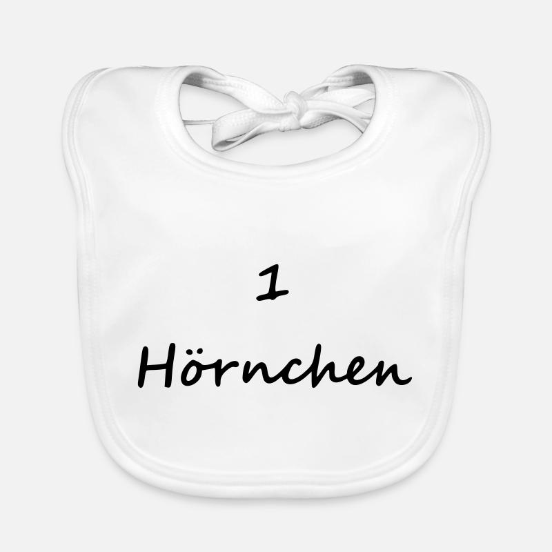 1 hörnchen ein horn hornchen eins eichhörnchen Baby Bio-Lätzchen