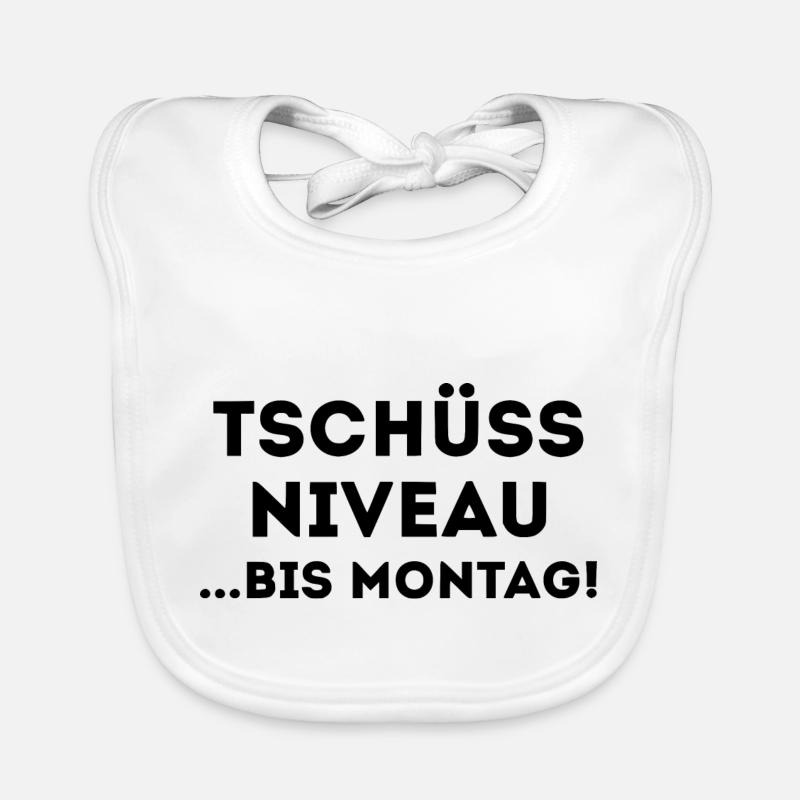 bis Montag - Baby Bio-Lätzchen - Weiß