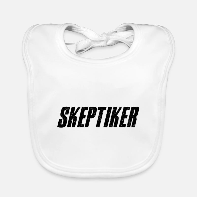 Déclaration sceptique Idée cadeau de conception Bavoir bio Bébé