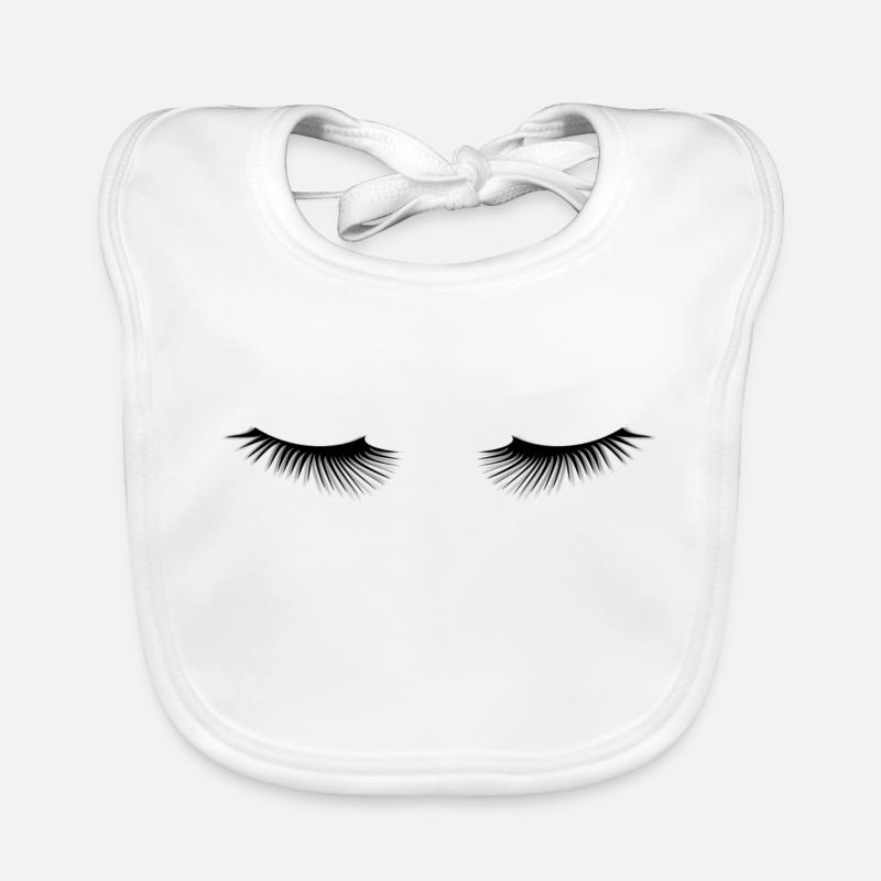 Wimpern Baby Bio-Lätzchen