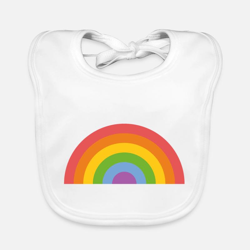 Rainbow Organic Baby Bibs