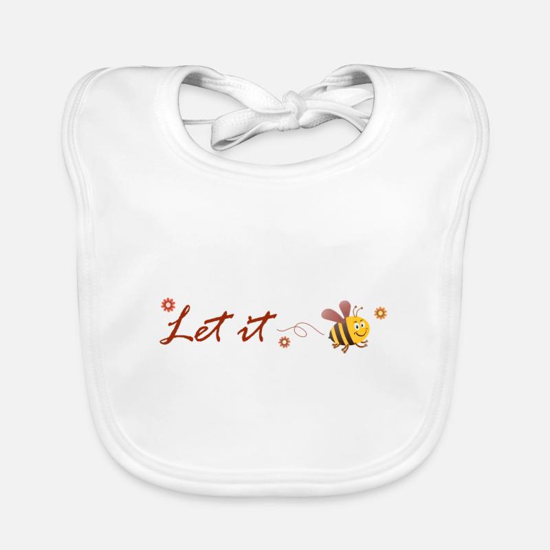 Let it be bee bee Organic Baby Bibs