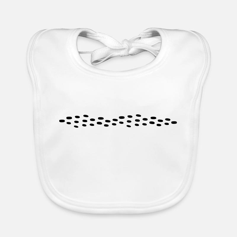 Ligne de traits Bavoir bio Bébé