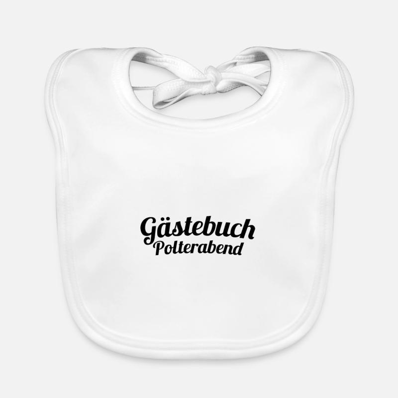 Gästebuch Polterabend Baby Bio-Lätzchen