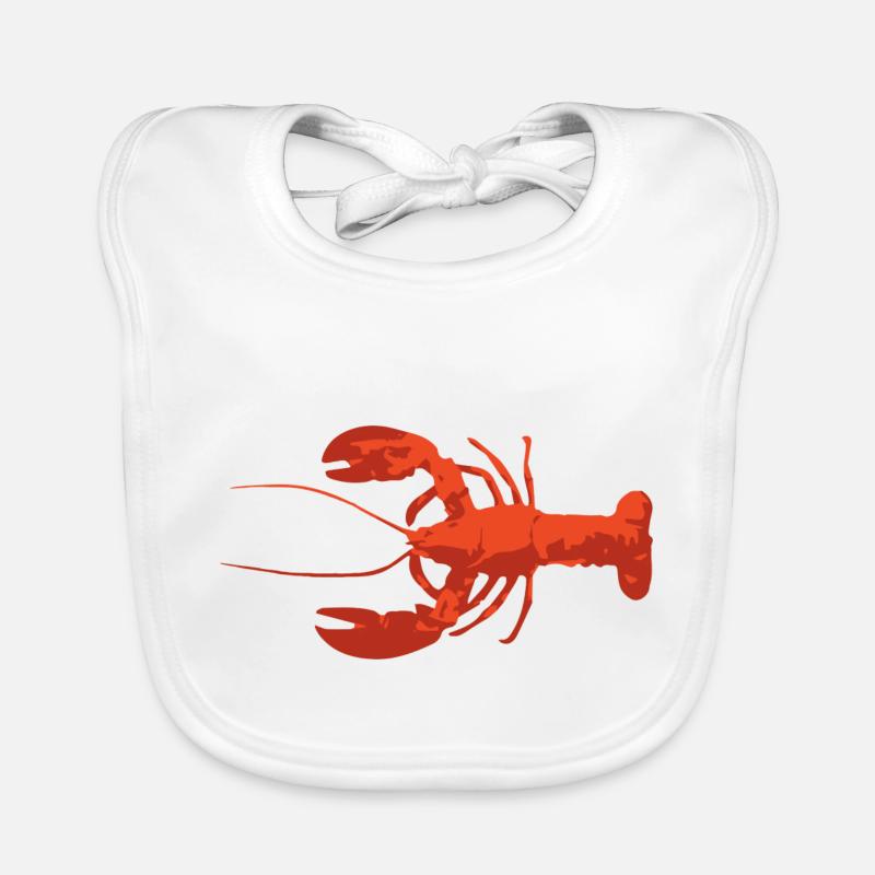 lobster Organic Baby Bibs