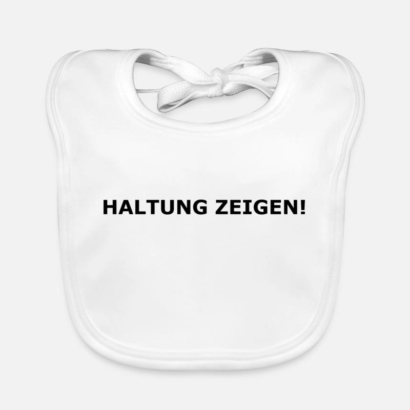 Haltung zeigen! Baby Bio-Lätzchen