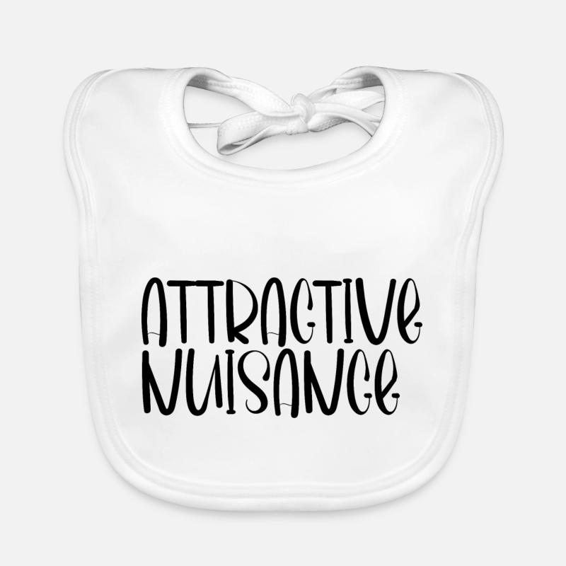 Attractive Nuisance 4 Organic Baby Bibs
