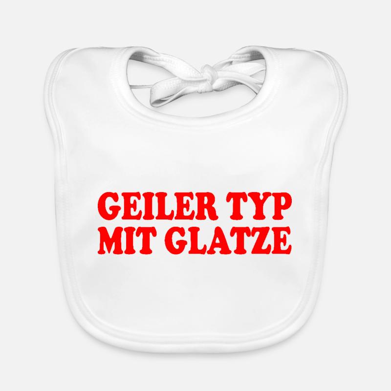 geiler typ mit glatze Baby Bio-Lätzchen