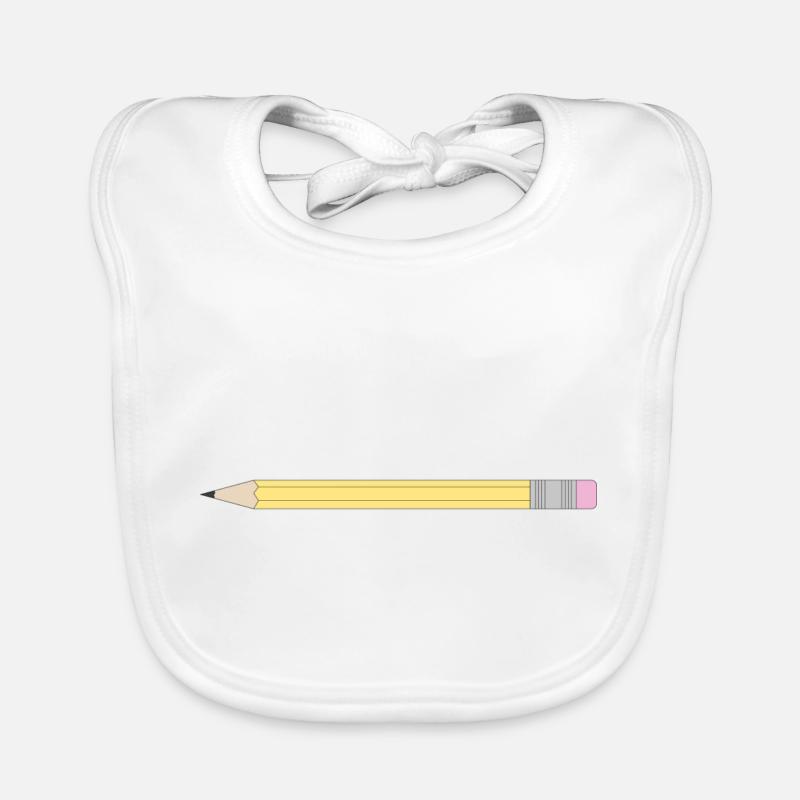 Bleistift Geschenk Geschenkidee Baby Bio-Lätzchen