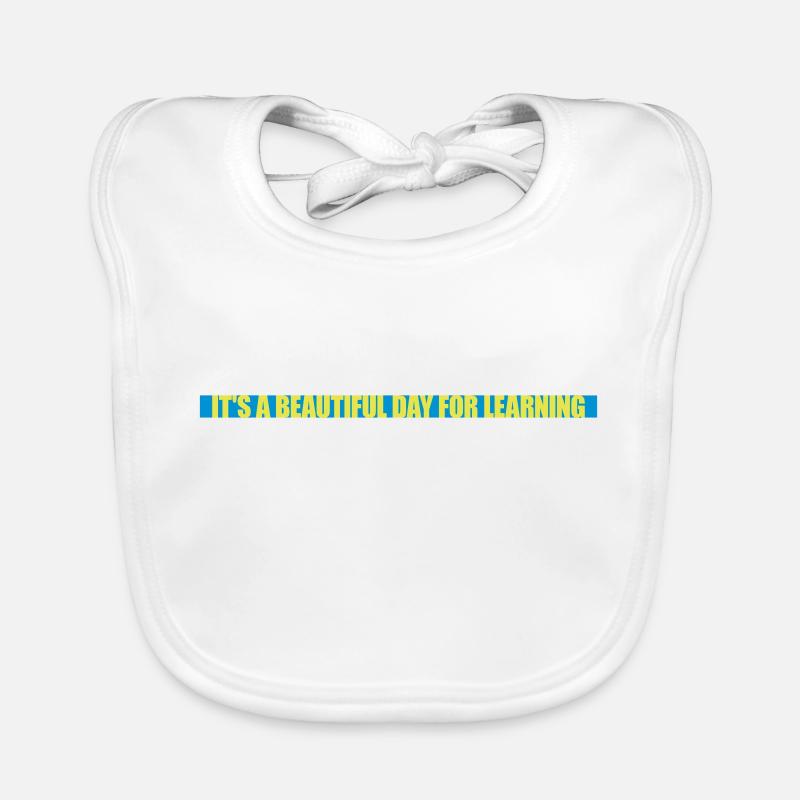beautiful day for learning Organic Baby Bibs