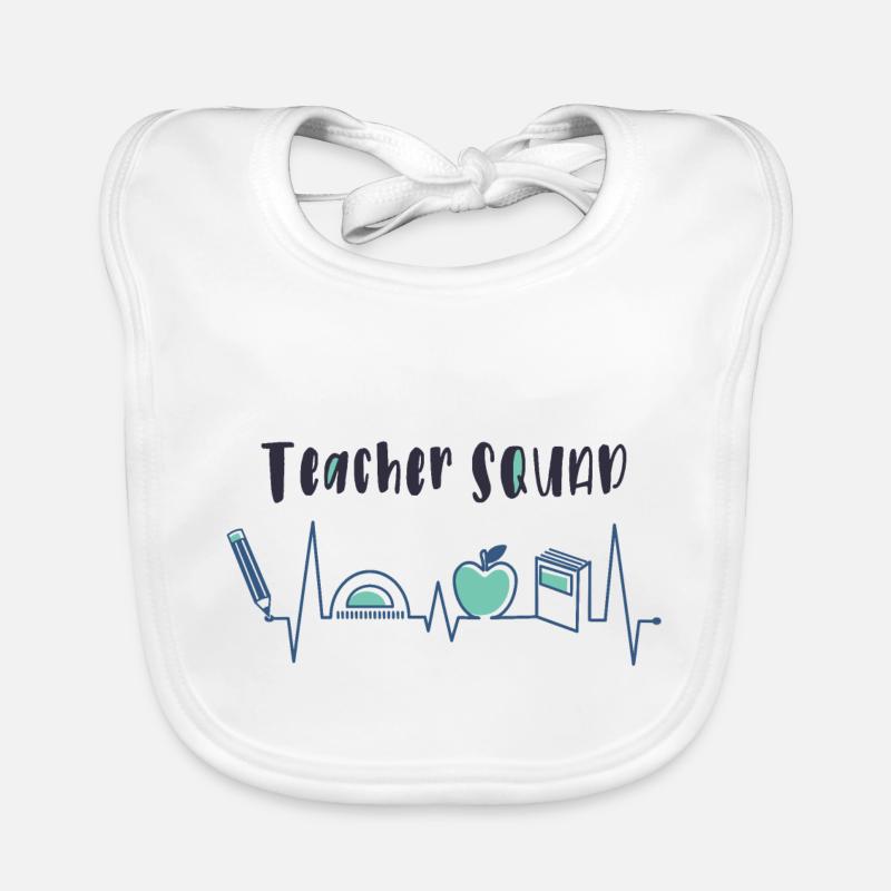 Teacher Squad Organic Baby Bibs