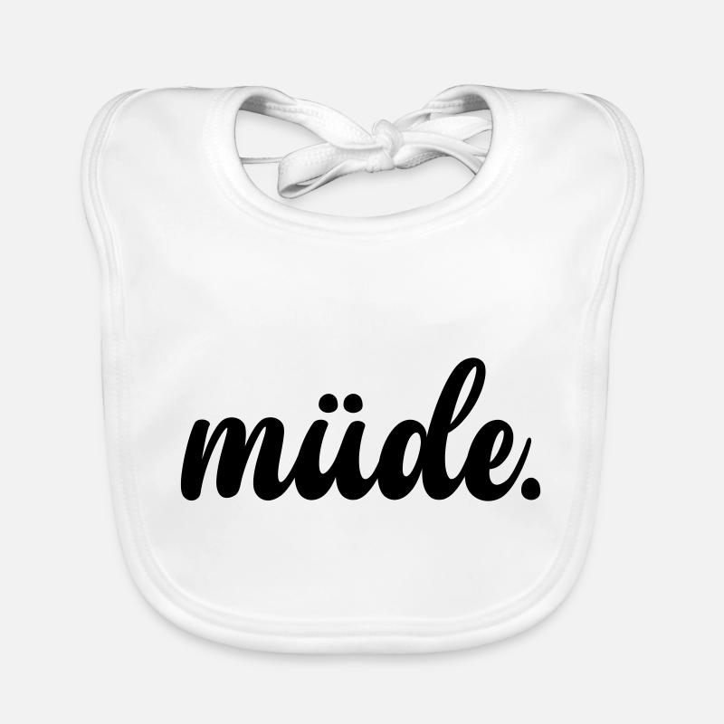 Müde Baby Bio-Lätzchen