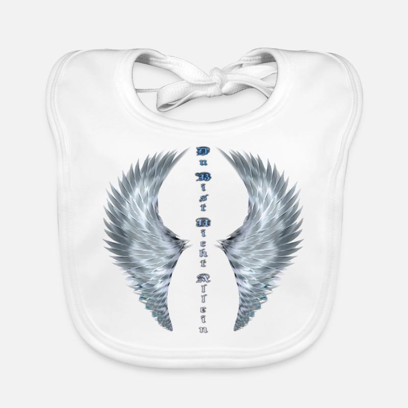 Wings - tu n'es pas seul .. Bavoir bio Bébé