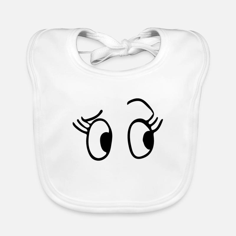 yeux Bavoir bio Bébé