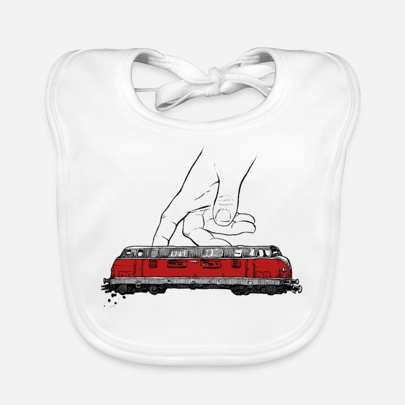 Model railway Organic Baby Bibs