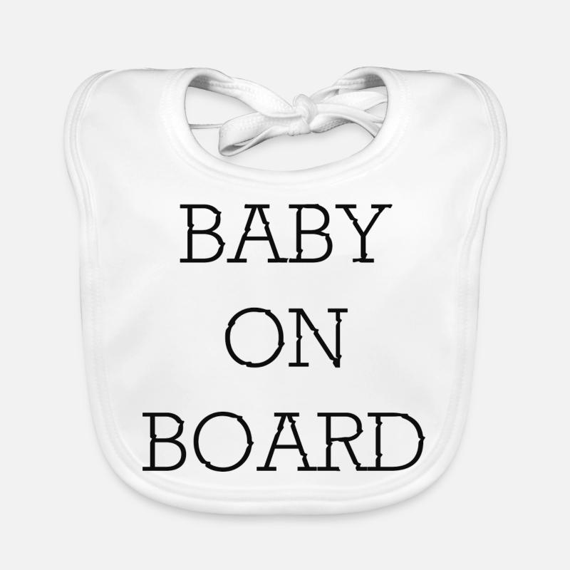 Bébé à bord Bavoir bio Bébé
