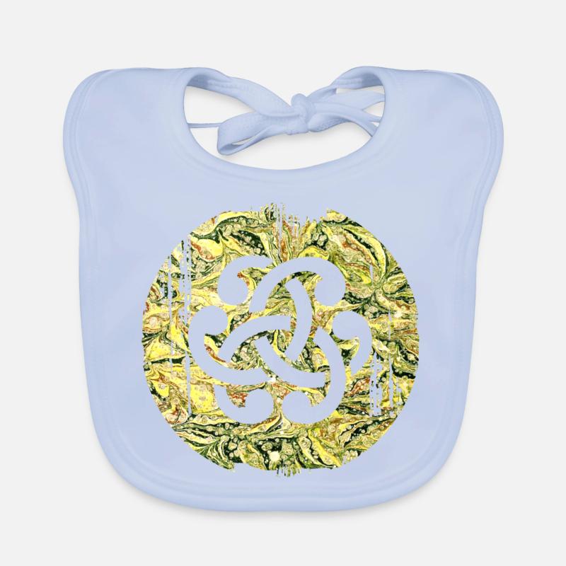 Celtic symbol 15 e 277 Organic Baby Bibs