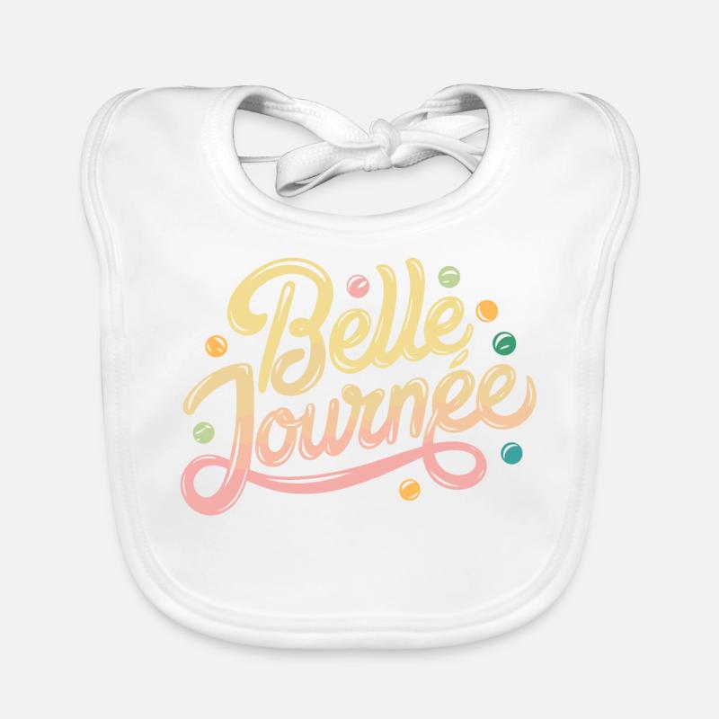 Belle journée Bavoir bio Bébé